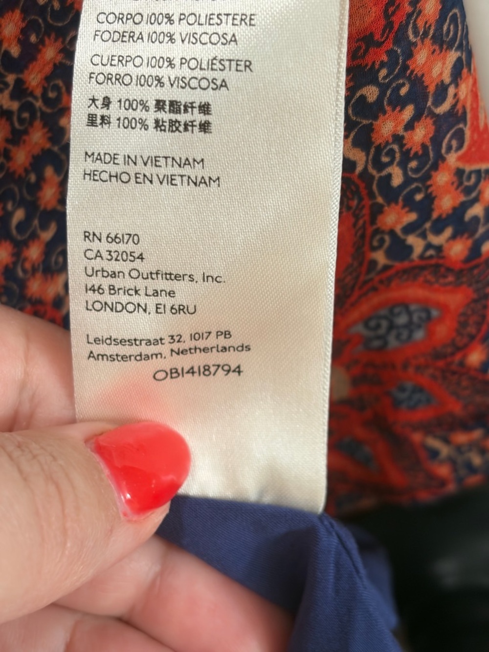 Free People Teegan Mini Dress NWT size Medium‎ in Peach Combo Floral Faux Wrap - Picture 12 of 14